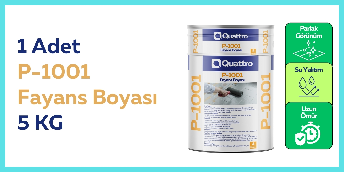 1 Adet 5 KG Fayans Boyası
